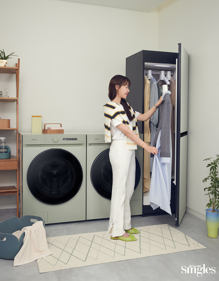 하트시그널 출연진이 삼성전자 비스포크 가전과 함께한 싱글즈 화보